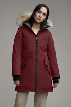 Chamarras Canada Goose Mujer México - Rosemont Abrigos Rojos MD0364971